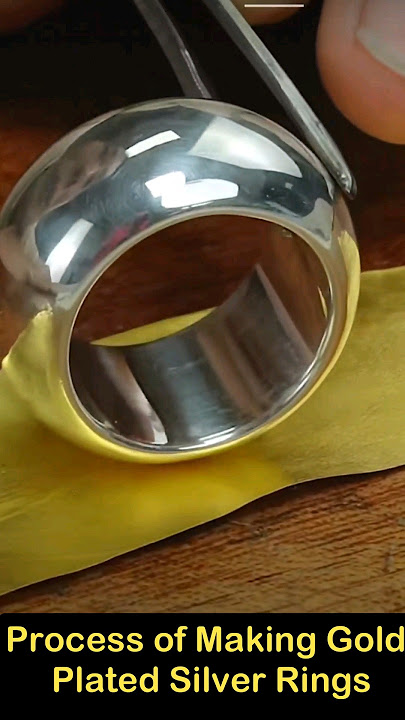 Process of Making Gold-Plated Silver Rings- Good tools and machinery can simplify Tasks