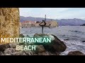 🇲🇪 Beach of Adriatic Sea, Budva | 4K Walking Tour Montenegro