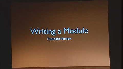 2012 LLVM Developers’ Meeting: D. Gregor “Modules”