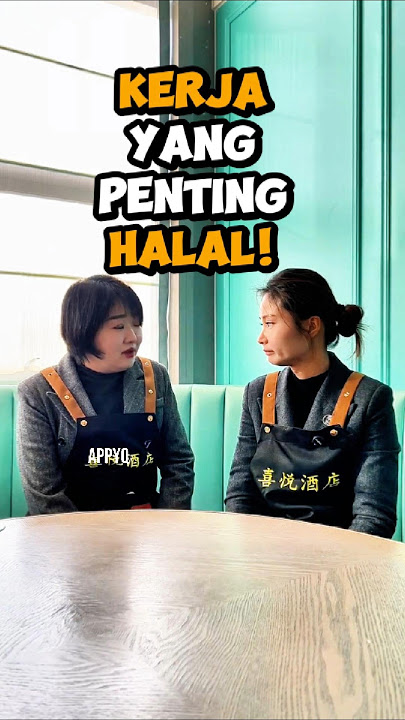 Kerja Yang Penting Halal! #kerja #menghargai #respek