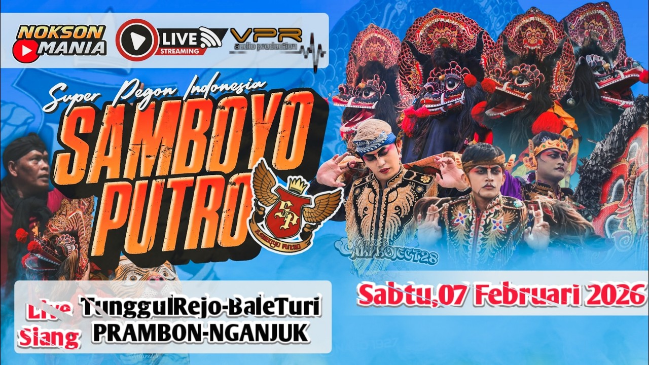 Live Jaranan SAMBOYO PUTRO Live Tunggulrejo Baleturi Prambon Nganjuk VPR AUDIO