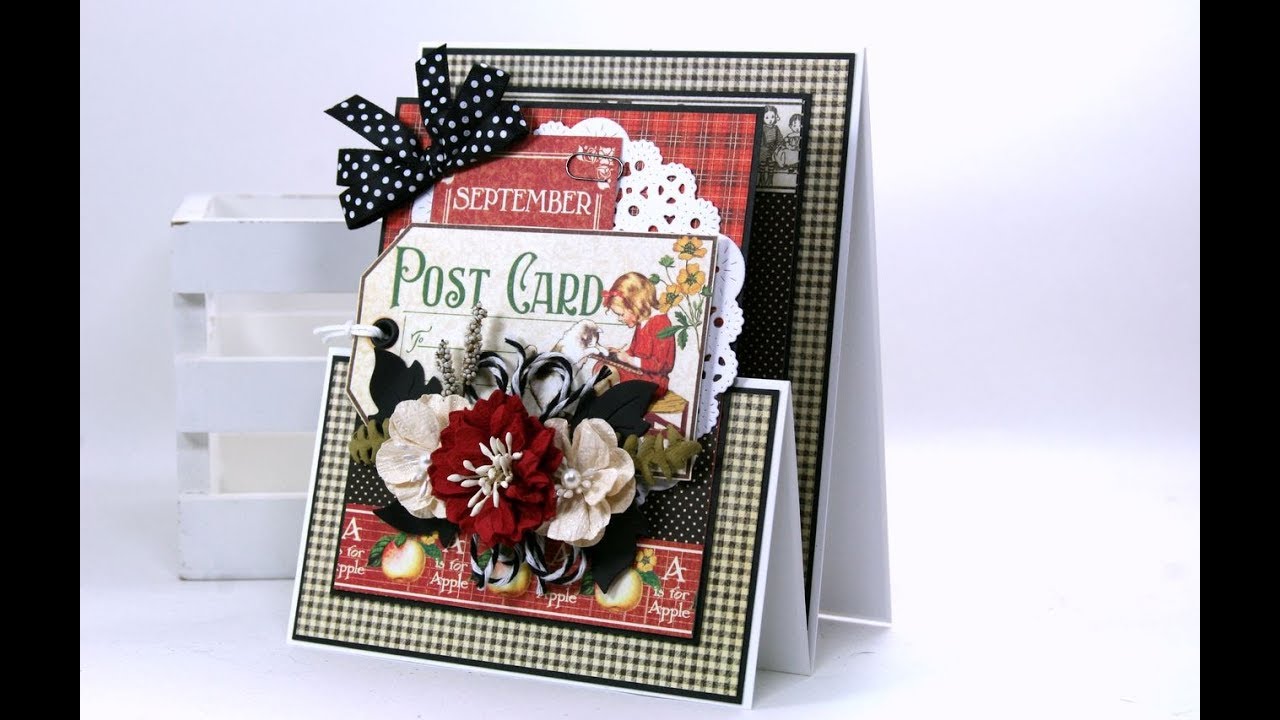 Vintage Back to School Teacher Gift Card Holder Card Polly's Paper ...