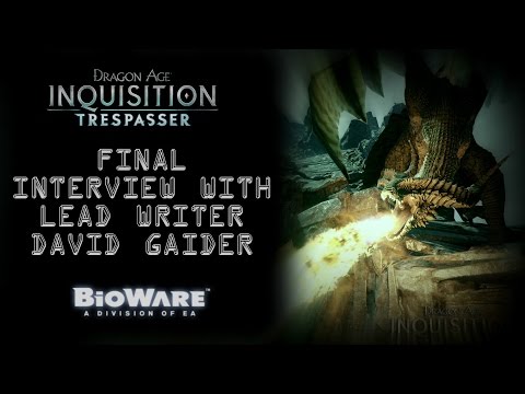 Video: Der Schriftsteller David Gaider Verlässt BioWare Nach 17 Jahren