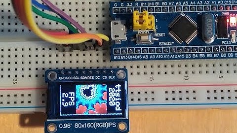 The Blue Pill Mandelbrot (STM32F103C8)