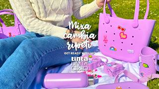 Customizable water bottles and bags with pins | tintaUNITA Clik