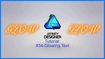 Affinity Designer Tutorial #34-Glowing Text