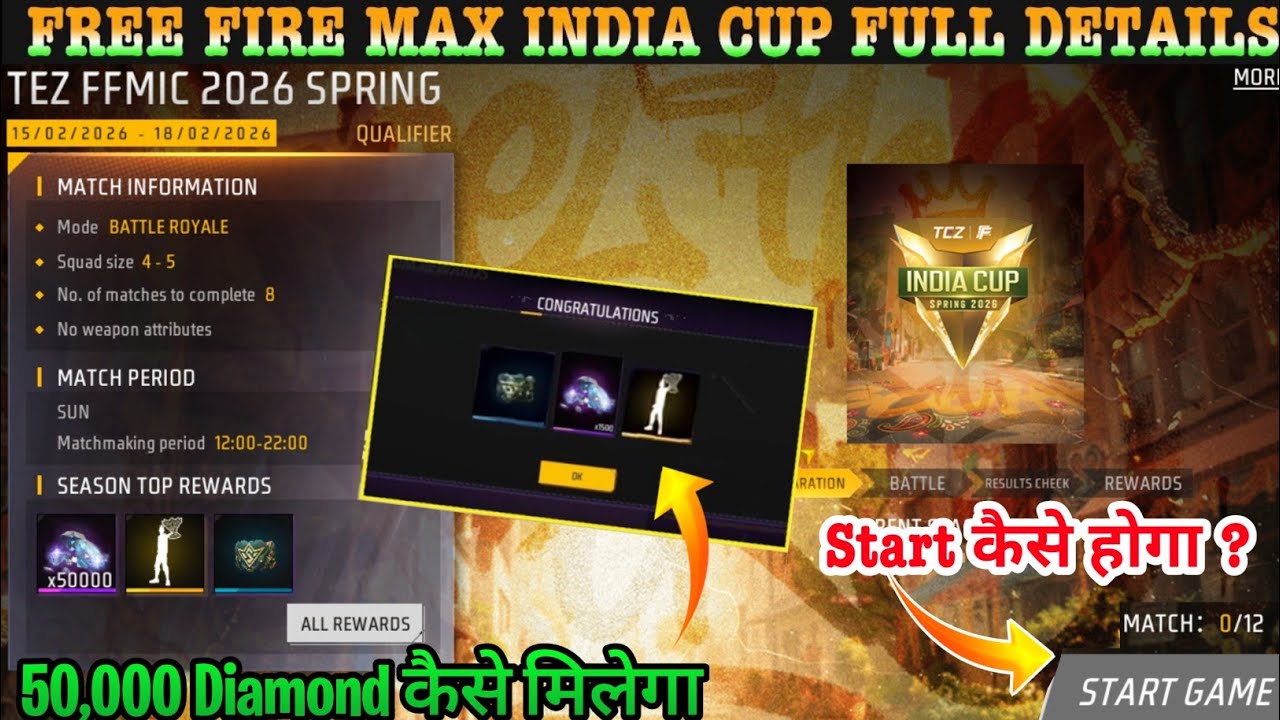 How To Register Free Fire India Cup 2026 Join Kaise Karen | Tez FFIC 2026 Kaise Start Hoga