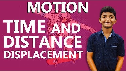 Distance, Displacement and Time || Parts of Motion || Hindi || Animesh Kr. Sharma