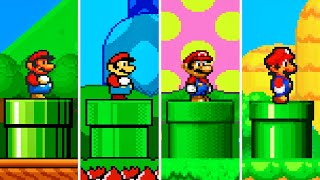 Super Mario Bros.1 Remade in Super Mario World|Which is Best?