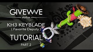 EVA Foam Toy Story FAVORITE DEPUTY Key blade from Kingdom Hearts ( TUTORIAL ) Pt. 2