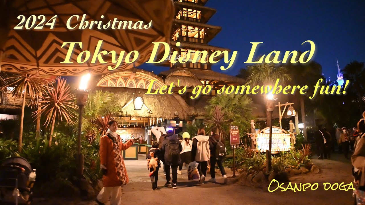 2024.12.クリスマスディズニー夜のディズニーランド巡り