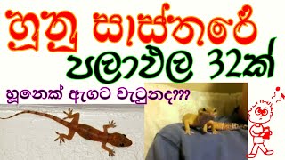 හූනු සාස්තරේ | පලාඵල 32ක් | හූනූ සාස්තරේ අහලා තිබ්බට හරියටම දන් නෑ නේද? |Gecko interpretation