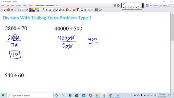 Division With Trailing Zeros Problem Type 2