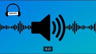 K.O sound effect