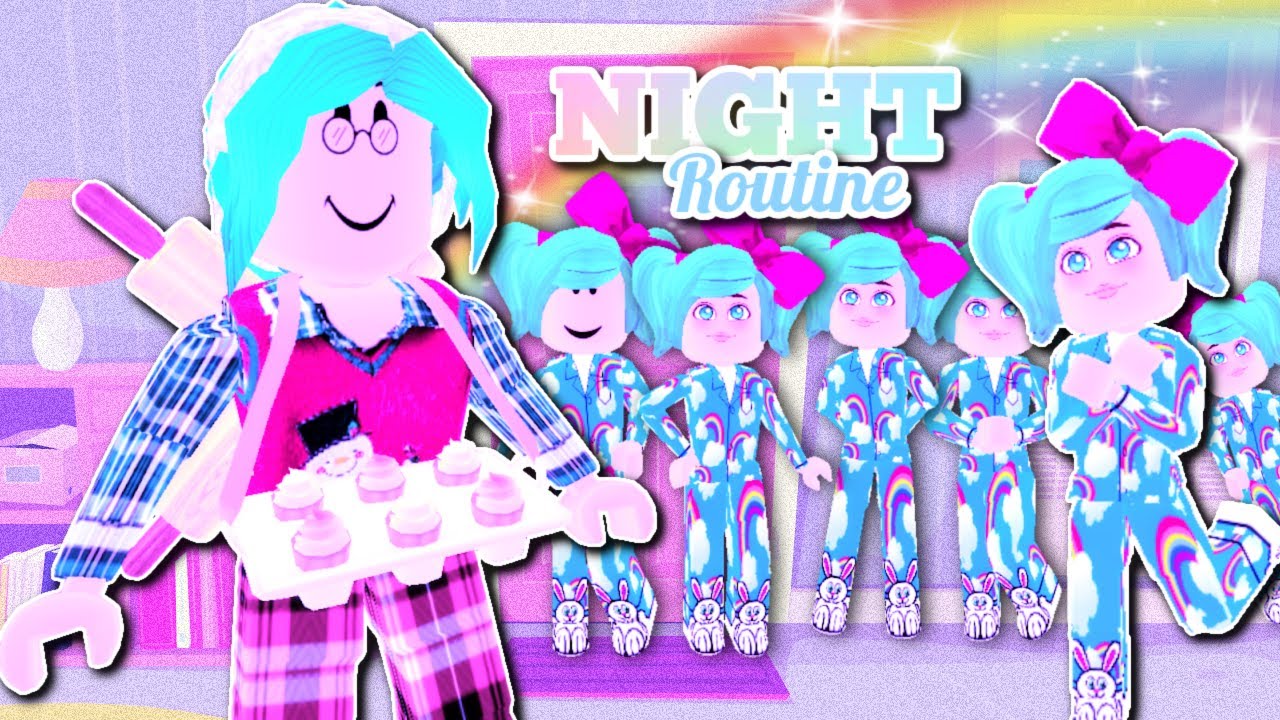 Granny Of 6 Girls Sleepover Night Routine Roblox Roleplay Story Youtube - delias gamenight sleepover roblox