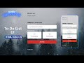 Build This Aesthetic To-Do List UI with HTML, CSS & JavaScript ❄️ | Snowy Background + Clean Design