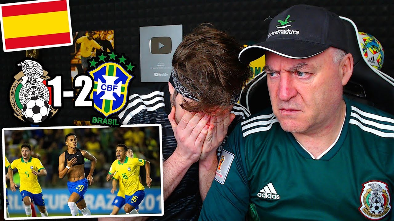 Espanoles Reaccionan Al Mexico 1 2 Brasil Final Mundial Sub 17 2019 Youtube