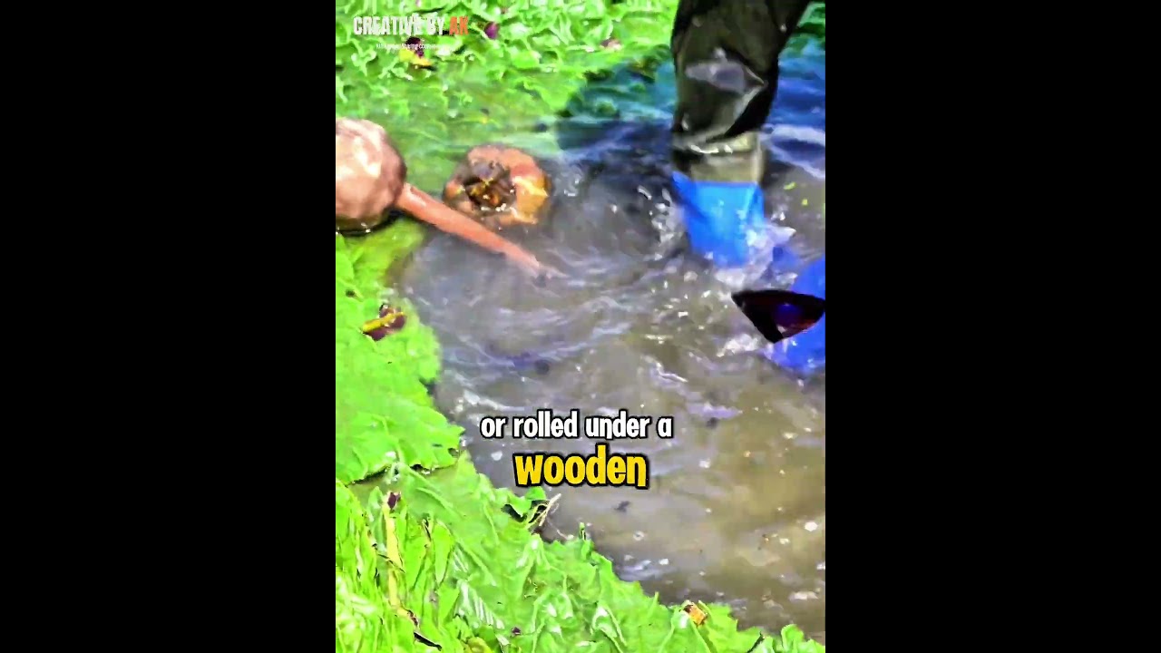 How Gorgon Fruits Are Harvested Underwater in China