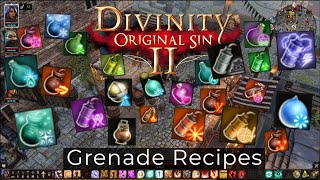 Famous Divinity Original Sin II - Crafting - Grenade Recipes Profile