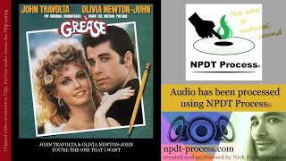 Grease - John Travolta &amp; Olivia Newton-John - You&#39;re The One That I Want | Perfect Audio