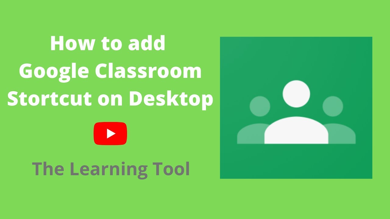 How To Add Google Classroom As Shortcut On Desktop YouTube How To Add Google Classroom As Shortcut On Desktop YouTube