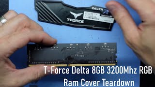 T-Force Delta 8Gb 3200Mhz Rgb Teardown