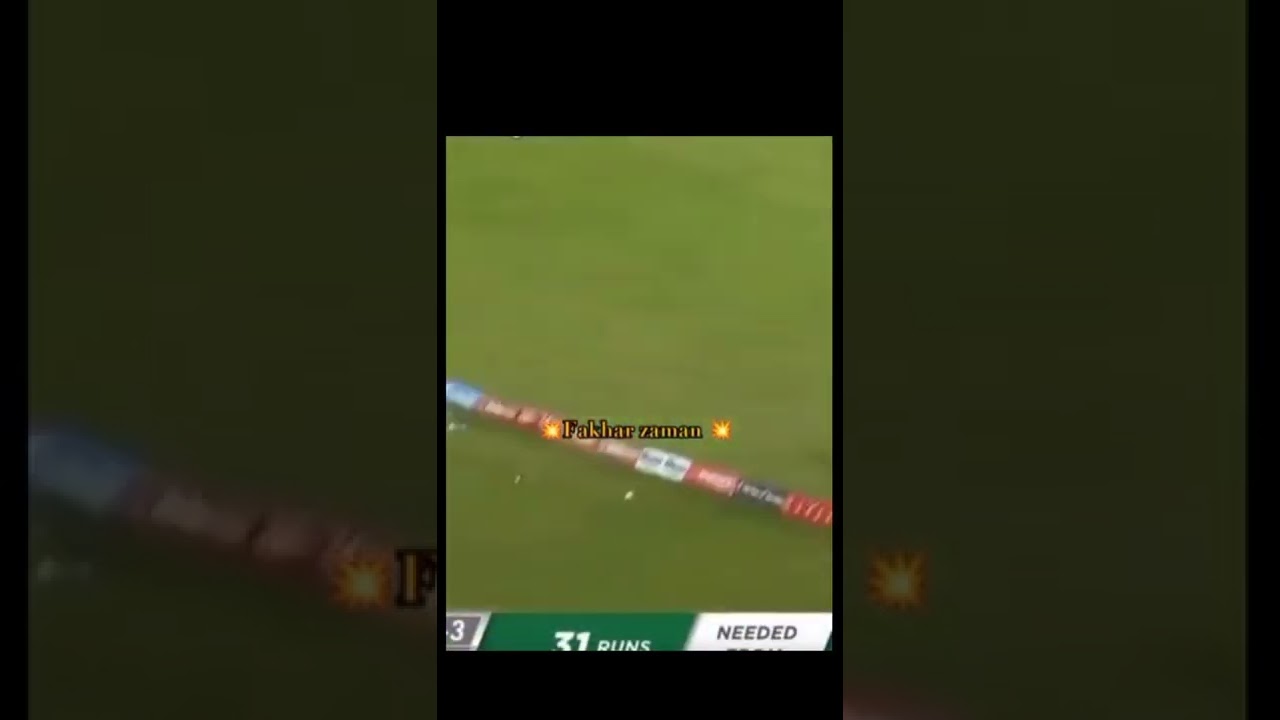 fakhar zaman batting || long six  
