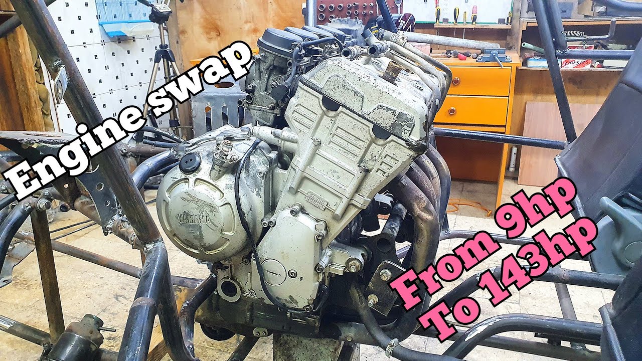 Engine swap Dune Buggy gets 1000cc yamaha fazer engine