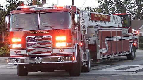 West Covina Fire Dept. Quint & Rescue 2