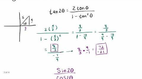How to use the Double Angle Identities: Tangent