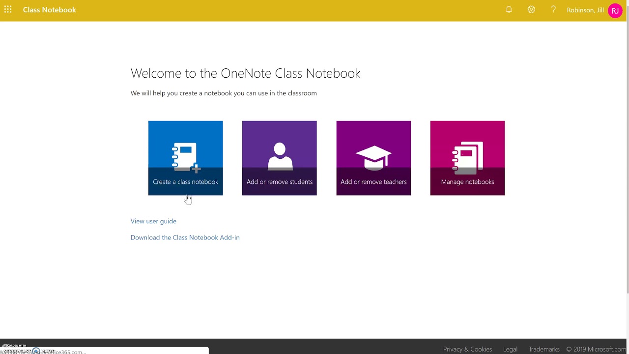 OneNote Class Notebook - Adding/Removing Students - YouTube