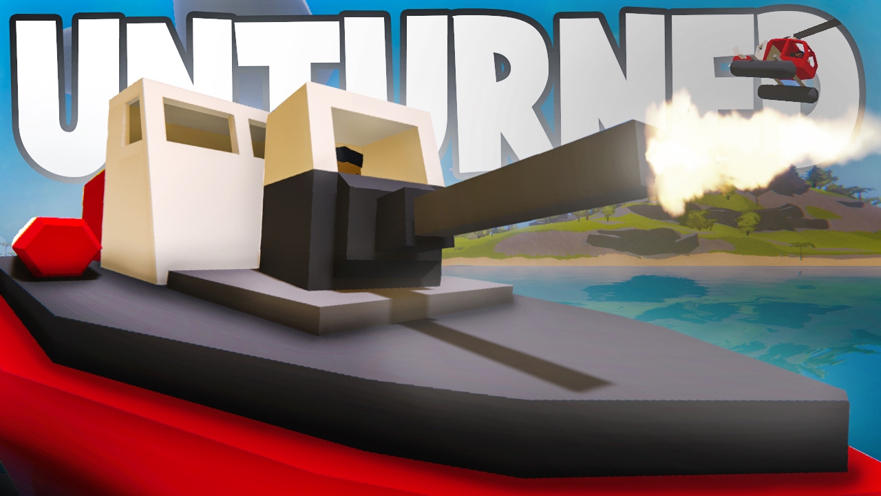unturned 3.18.1.0: new hawaii vehicles! tank boat, gun
