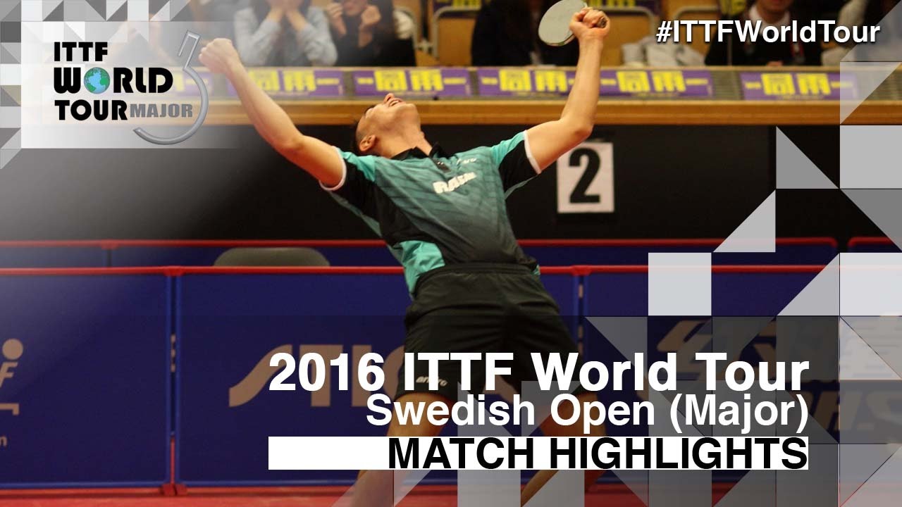 2016 Swedish Open Highlights: Zhou Yu vs Antoine Hachard (R64)