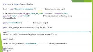 How to Automate Network Device Login  Please Watch.....!