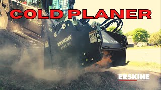 Cold Planer in action with overview
