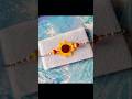 Easy handmade flower rakhi #trending #diy #viralvideo #art #ytshorts#rakhispecial #rakshabandhan2025