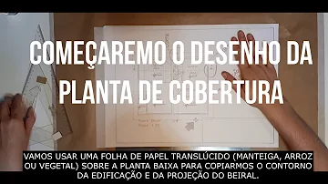 O que deve aparecer na planta de cobertura?