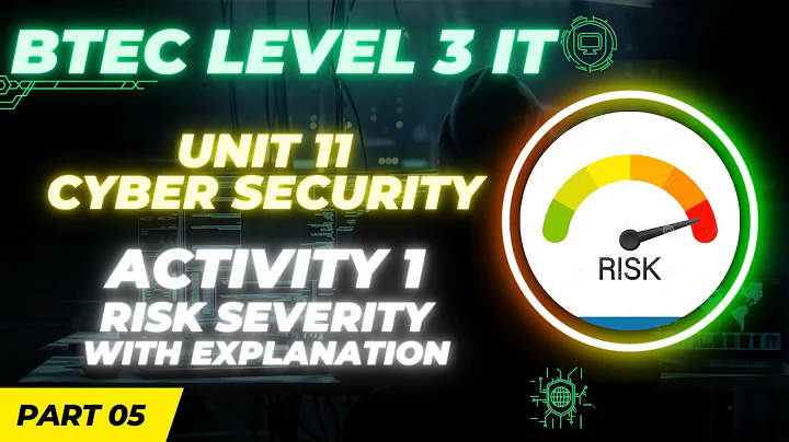 BTEC Level 3 IT - Unit 11 - Cyber Security & Incident Management - Part 05 - RISK SEVERITY MATRIX - DayDayNews