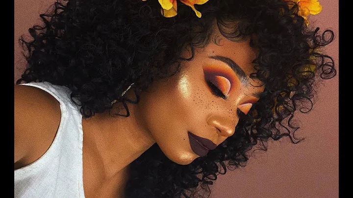 Fall Ombre Matte Cut Crease + Bold Lips | MakeupTi...