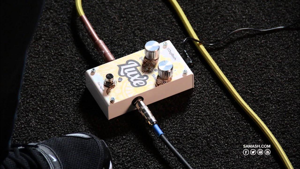DigiTech Luxe Polyphonic Detune Guitar Effect Pedal Quicklook YouTube