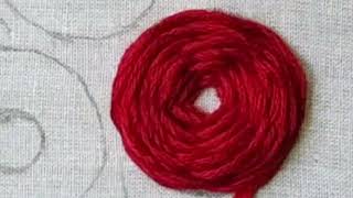 Flower অ্যামব্রয়ডারি tutorial for beginners 🪡 #ytviral #ytvideo #embroidery #embroiderydesign