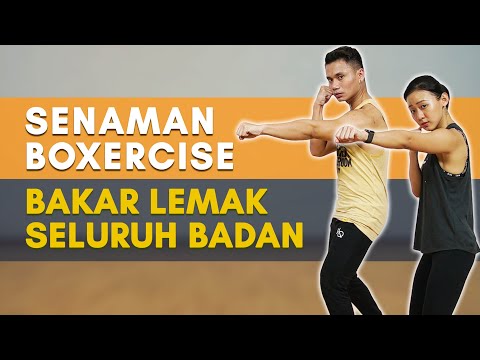 Total Body Fat Burning Boxercise Workout | Sihat Sokmo | Hazli Bojili & Joanna Soh