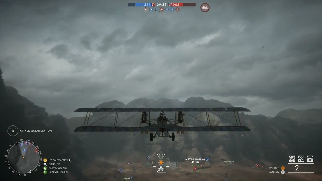 Battlefield 1 | Destroying the Behemoth Armored Train with Bomber