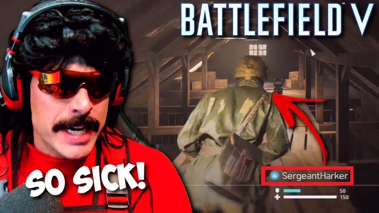 Dr Disrespect thinks Battlefield V's Firestorm needs to learn one