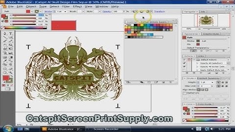 1. Creating Screenprinting Artwork: Host Based Color Separations in AI