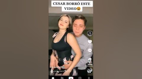 Cesar Pantoja y carol Castro borran un tiktok nuevo 😱🥰😍