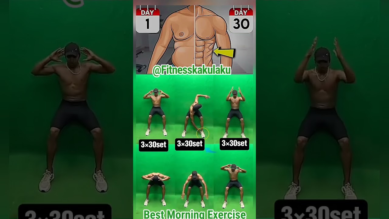 1 to 30 days fat lose abs challenge 