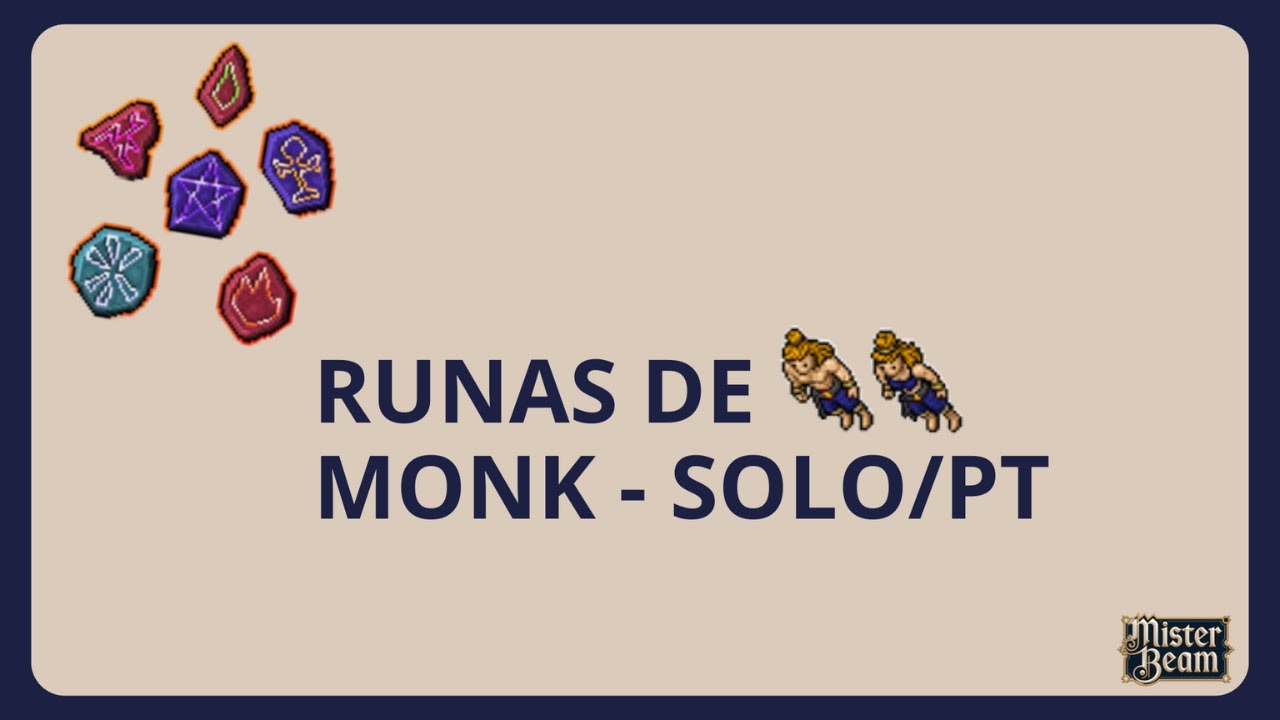 Runas Tibia TIBIA - QUAIS RUNAS ESCOLHER P/ MONK - SOLO E PT - YouTube