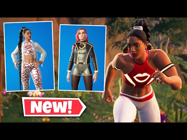 NEW WWE Skins In Fortnite! (Becky Lynch & Bianca Belair) 