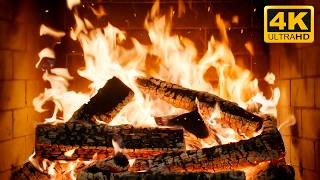 π₯ Slow-Burning Fireplace (12 Hours) with Tranquil Fire Glow & Rustling Flames for Anxiety Relief